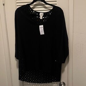Chico's Elegant Black Blouse